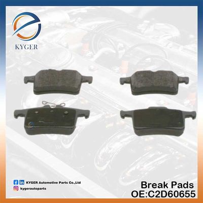 ซื้อ C2D60655 C2D3792 อุปกรณ์เสริมรถยนต์ แพดเบรค 4 ชิ้นต่อชุด สําหรับ Jaguar XF XK XJ S-TYPE การผลิตออนไลน์