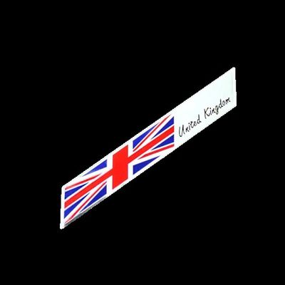 ซื้อ Flag Metal Car Sticker  UK Aluminum Sticker Mark Fender Board Label การผลิตออนไลน์
