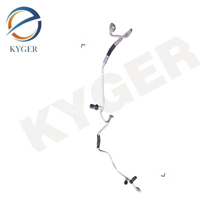 KYGER Auto Parts ระบบเย็น A / C ระบบปรับอากาศ สายท่อจาก Condenser C2Z23174 สําหรับ Jaguar XF 2009 - 2015 X250