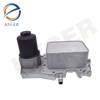 KYGER คุณภาพสูง เครื่องเย็นน้ํามันเครื่องยนต์ อลูมิเนียมเรเดียเตอร์ AL3Q6B624-DB สําหรับ Land Rover Range Rover 448DT 2013- LR022895