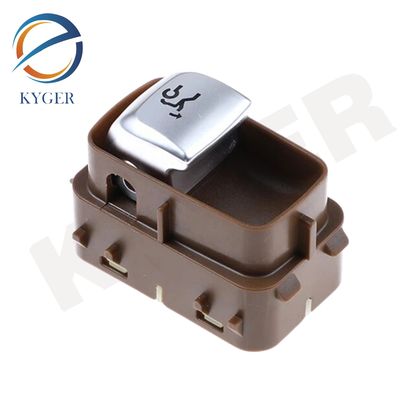 A2229050409 สีกาแฟ รถยนต์ กระเป๋าสตางค์ล็อค ประตูท้าย กดปุ่มควบคุมปุ่มสําหรับ Mercedes Benz S Class W222 X222 222 905 04 09