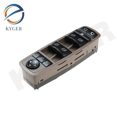 เครื่องยกหน้าต่างสีเทา สวิตช์ 2518300390 การติดตั้งง่าย สําหรับ Mercedes Benz W164