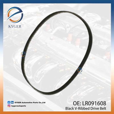 เข็มขัดขับขี่ V-Ribbed สีดํา LR091608 LR184662 C2D49052 สําหรับ Land Rover Discovery III Range Rover Sport Range Rover Evoque