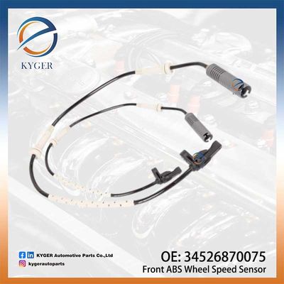 เครื่องตรวจความเร็วล้อหน้า ABS 34526870075 3452 6870 075 6760424 34526760424 34526785020 สําหรับ BMW E81E87 E82 E88 E90 E91E92 E93