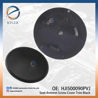 หมวกปิดแขนที่นั่ง HJI500090PVJ สีดํา สําหรับ Land Rover Discovery 3 L319 4 Range Rover Sport L320