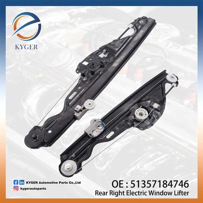 เครื่องยกหน้าต่างไฟฟ้าด้านขวาด้านหลัง 5135 7184 746 51357184746 51357075674 สําหรับ BMW E60 E61