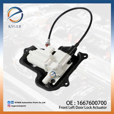 เครื่องขับล็อคประตูหน้าซ้าย 1667600700 166 760 07 00 A1667600700 สําหรับ Mercedes-Benz M-CLASS W166